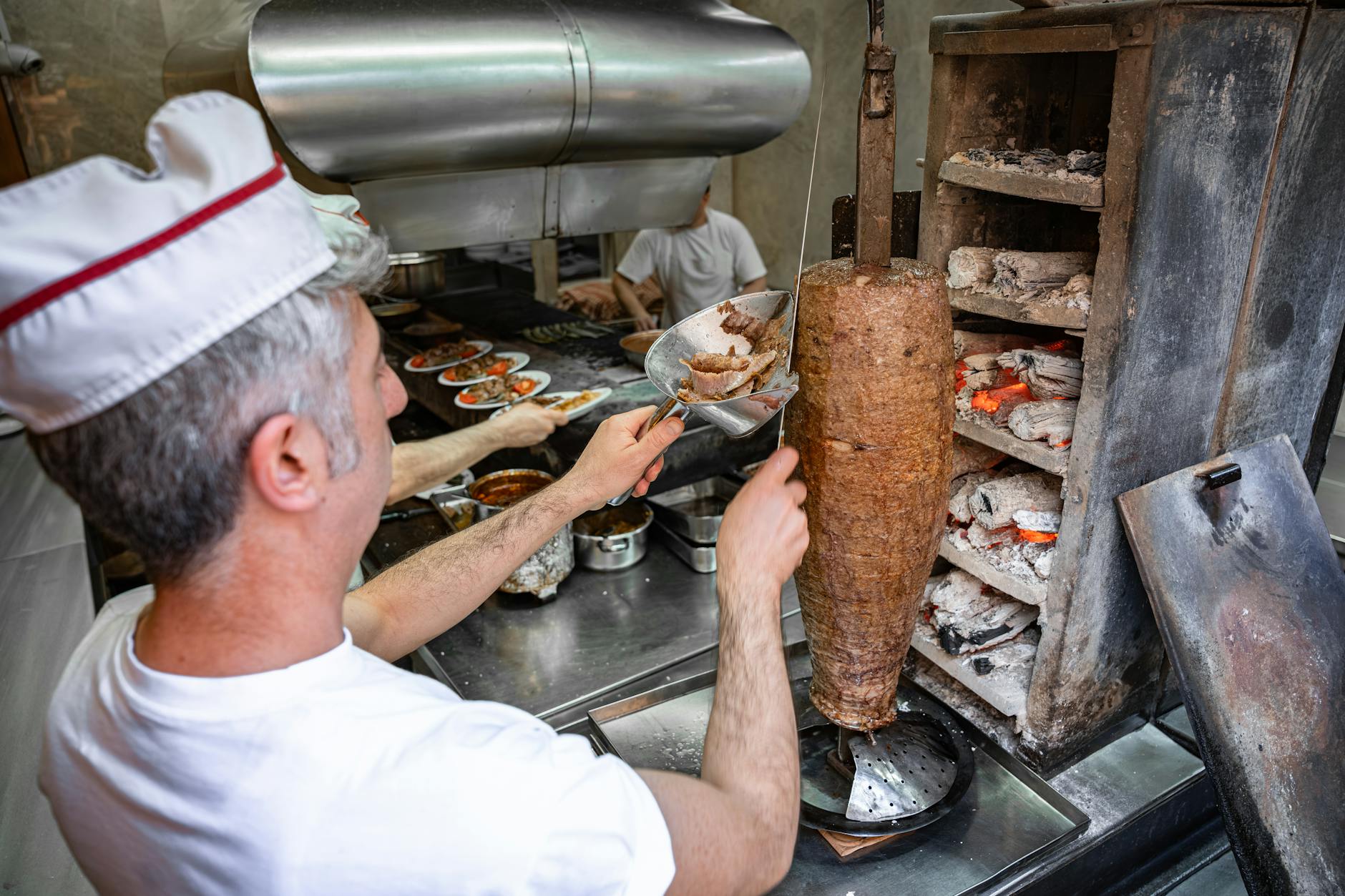 ızgara mangal kömür et